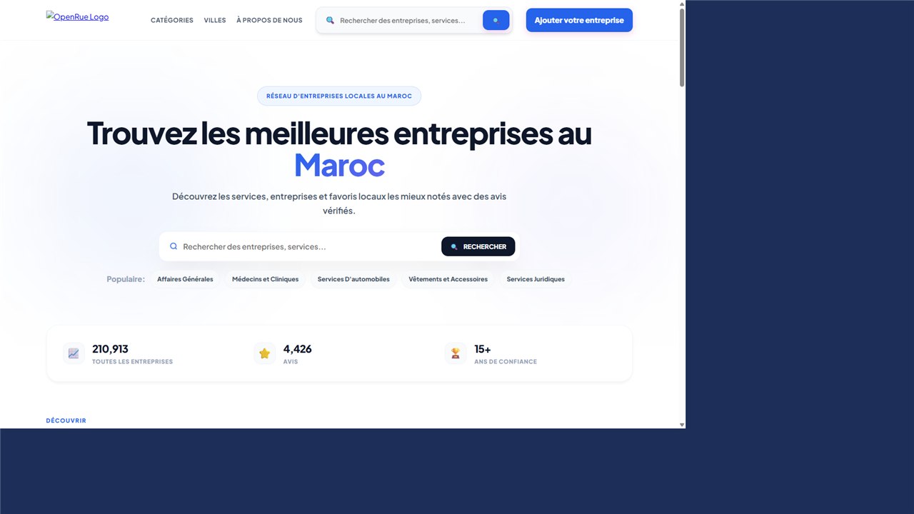 Plateforme digitale OpenRue, projet iWorks